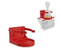 First Aid Equipment Wall Mount Compatible with LifeVac with 2 Mask Storage Slots, Keeps Anti-Choking First Aid Device and Masks Organized and Ready, No Equipment Included, Holder Only