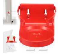 First Aid Equipment Wall Mount First Aid Device Bracket with 2 Mask Storage Slots for Home Office