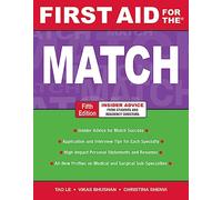 First Aid for the Match, Fifth Edition (First Aid Series)