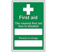 First Aid General - The Nearest First Aid Box Is Situated - 150 X 200 mm - Sa