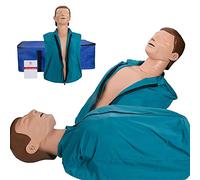 First Aid Half Body Model Adult Training Manikin Simulator Training Full-Function Trauma Manikin with Chest Compression