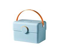 First aid kit， 12.99 Inch Box Three-Layer Medicine Household Portable Handle Medical Plastic Storage Kits(B)