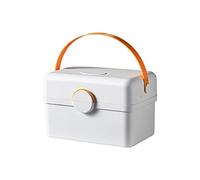 First aid kit， 12.99 Inch Box Three-Layer Medicine Household Portable Handle Medical Plastic Storage Kits(OneColor)