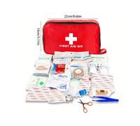 (First Aid Kit) 184 Pieces, Portable Emergency First Aid Kit For Home And Outdoor Rescue - Includes Essential Supplies For Quick Response And Emergency Treatment