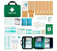 First Aid Kit - 90Pcs Emergency First Aid Refill Reflective Bag with Eyewash, Ice Packs & Emergency Blanket, Safety Essentials for Travel, Car, Home, Camping, Work, Indoor Outdoor Jumbo First Aid