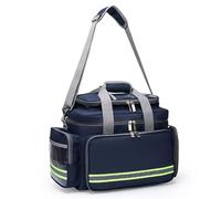 First Aid Kit Bag, Professional Large Trauma Bag with Detachable Dividers for Medical Emergency, for EMT, EMS, Nurses, and Home Health Care