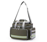 First Aid Kit Bag, Professional Large Trauma Bag with Detachable Dividers for Medical Emergency, for EMT, EMS, Nurses, and Home Health Care