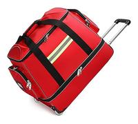 First Aid Kit Bag, Rolling Medical Bag with Wheels, Large Capacity Trauma Responder Bag with Compartments for EMS and Outdoor Rescue