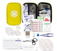 First Aid Kit Car Home Emergency Essential Kit - 275Pcs Basic Hiking Supplies Survival Gear First Aid Kits Camping Backpacking Sports Yellow YIDERBO