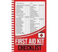 First Aid Kit Checklist: First Aid Supplies Inspection Log Book | 100 Pages