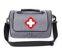 First Aid Kit Compact First Aid Kit Waterproof First Aid Kit Designed For Family Emergency Care The Car Home Boat School Camping Hiking Office Sports Protect Your Loved Ones(Only Empty Packag (Gray1 38*23*25cm)