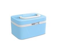 First-aid kit, First Aid Kit 10.94 Inch Plastic Box Password Medical(A)