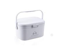 First-aid kit, First Aid Kit Home Medicine Box Portable(White,M)