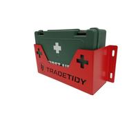 First Aid Kit & Holder 1-10 Person Van Workshop - TradeTidy Red