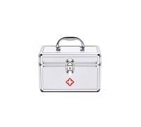 First aid kit， Home Medicine Box Portable Large Cabinet Storage Case for Outdoor Kits(OneColor,S)