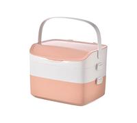 First Aid Kit Medical Box Plastic First Aid Box Container Box Portable Storage Box Family First Aid Box Three-Layer Format Pill Box 12.20 inches First Aid Kits(B)