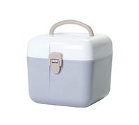 First Aid Kit Square Medicine Box, Multi-Layer, Household Storage Suitcase, Medical Supplies Tools, 6.2 Inches, Gray Kits