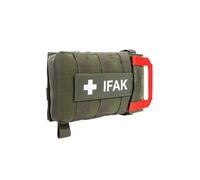 Tasmanian Tiger TT IFAK Pouch VL L Molle Compatible First Aid Kit Belt Bag for Hiking Outdoor Travel Police Service (Olive)