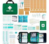 First Aid Kits, 90 Pieces Home First Aid Kit Includes Lightweight Refill Reflective Bag with Eyewash, Ice Packs, Emergency Blanket for Travel, Home, Office, Car, Workplace & Outdoor