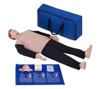 First Aid Manikin CPR Full Body Resuscitation Manikin Kit First Aid Manikin for Teaching Edici Training Model for Compressions A