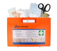 First Aid Only First-aid Box, First-aid case, Emergency kit, DIN 13169 Contents, Wall-mountable, Portable, Small, P-10033