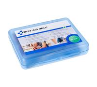 First Aid Only Plaster Set for Household/do-it-Yourself (20 Pieces) | 20 plasters in Different Sizes and Shapes in a resealable Plaster Box | P-10022