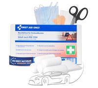 First Aid Only Refill Set for Car First Aid Kit DIN 13164 | Legally Compliant Content for Main Examination (HU) | For Car, Truck and Motorhome | P-91300 00