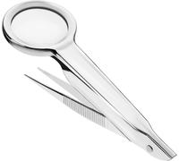 First Aid Only Tweezers with Magnifier, Max. 4.5X Magnification, P-100111 Units