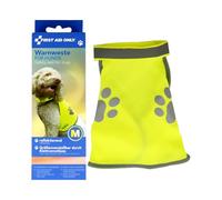 First Aid Only Yellow Dog Safety Vest, Size M | Fastens with Velcro | Neck circumference: 42-50 cm, chest circumference: 50-68 cm | 100% polyester, machine washable at 40°C | P-91914 00