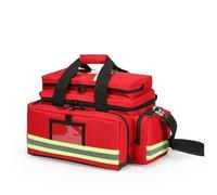 First Aid Organizer Bag, Multiple Compartment Trauma Response Kit for Emergency Professionals, Nursing Students, and Medical Therapists