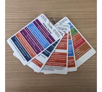First Aid Reference Cards - 5 Double-Sided Emergency Cards. CPR, Choking, Burns & Bleeds. Durable and Wipe-Clean - TMG Cards