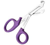 First Aid Scissors, Bandage Tough Cut Tuff-Cut Trauma Medical Shears for Nurses, Paramedics Doctors Students Theatre Hospitals, Veterinary, Firefighter, Rescue, Home and DIY (Purple, 7.5 Inches)