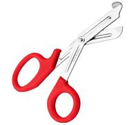 First Aid Scissors, Bandage Tough Cut Tuff-Cut Trauma Medical Shears for Nurses, Paramedics Doctors Theatre, Hospitals, Veterinary, Firefighter, Rescue, Home and DIY (Red 7.5 Inches)