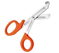 First Aid Scissors, Bandage Tough Cut Tuff-Cut Trauma Medical Shears for Nurses, Paramedics Doctors Theatre, Hospitals, Veterinary, Firefighter, Rescue, Home and DIY (Orange 7.5 Inches)