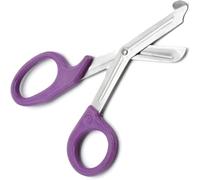 First Aid Scissors Tough Cut Scissors Trauma Shears Medical Scissors Titanium Bandage Scissors for Nurses Nursing Shears Veterinary Doctors Students Hospitals 6 inches/15.24 cm (Purple)