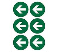 First Aid Sign Arrow Pictogram Adhesive Plastic