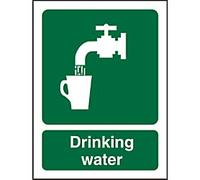 First Aid Sign Drinking Adhesive Plastic 30 x 20 cm