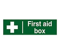 First Aid Sign First Aid Wall Mounted PVC (Polyvinyl Chloride) 30 x 10 cm
