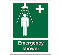 First Aid Sign Shower Adhesive Vinyl 20 x 15 cm