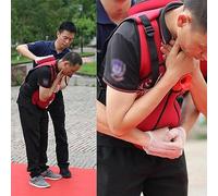 first aid training， Adult Airway Obstruction First Aid Vest Trainer Simulates Suffocation Rescue Tracheal Blockage Wearable Training Foreign Body Stuck Throat Anti Choking