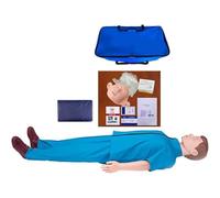 First Aid Training Human Model Comprehensive Human Body Model Full-Function Trauma Manikin Trainer for Hospital School Educational A