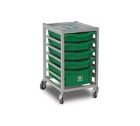 First Aid Trolley Metal Storage Unit