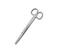 First Aid Utility Scissors 12cm, Stainless Steel, Sharp/Blunt Tool Utility Nursing All Purpose Dressing Scissors Home Office or Professional Use