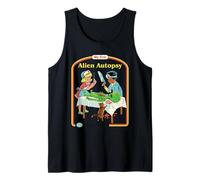 First Alien Autopsy Sarcastic Retro Funny Adult Humor Tank Top