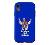 First American Pope Leo XIV - Build Bridges Not Babels Case for iPhone XR