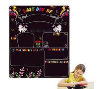 First and last day of school, 10" x 12" straight-fresh first and last day chalkboard|Reusable chalkboard panel for start of school year, double sided for school