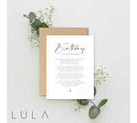 First Birthday as my Mummy Poem from Baby A5 Greeting Card with envelope, Mummy's first Birthday, Birthday Card for New Mummy, Poem Card