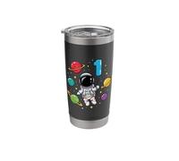 First Birthday Astronaut Planets 1st Cute Adorable Space Stainless Steel Insulated Tumbler