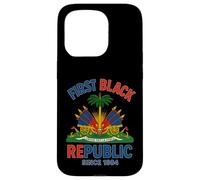 First Black Republic Since 1804 Haiti Haitian Flag Case for iPhone 15 Pro