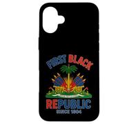 First Black Republic Since 1804 Haiti Haitian Flag Case for iPhone 16 Plus